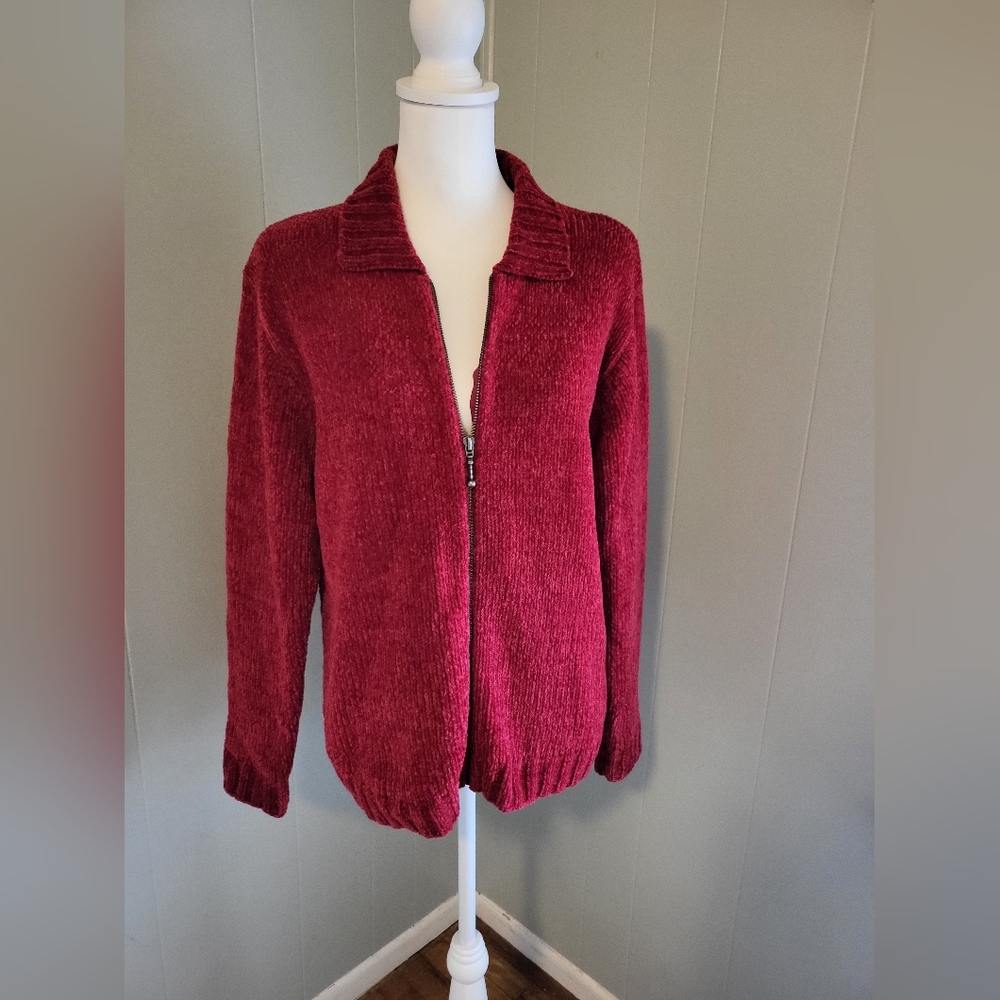Croft and Barrow Zip up Cardigan